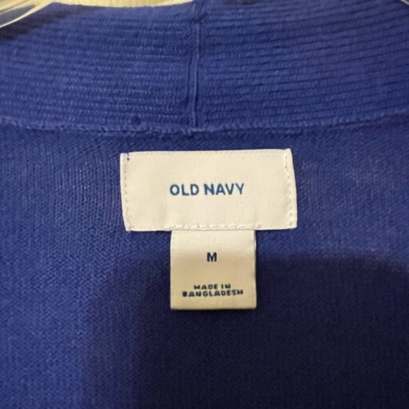 Cobalt Blue Old Navy Cardigan Sweater - Light Sweater - Picture 3 of 3